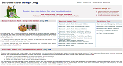 Desktop Screenshot of barcodelabeldesign.org